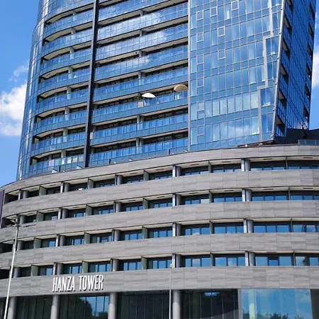 Aleda Tower, 14 Floor, Balkon Apartment Szczecin Exterior photo