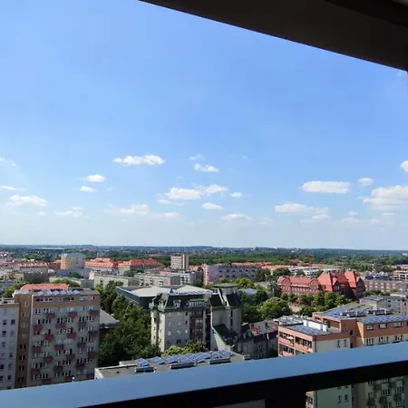 Aleda Tower, 14 Floor, Balkon Apartment Szczecin Exterior photo