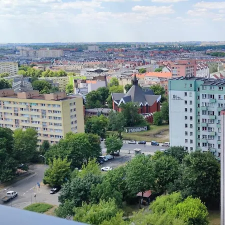 Aleda Tower, 14 Floor, Balkon Apartment Szczecin Exterior photo