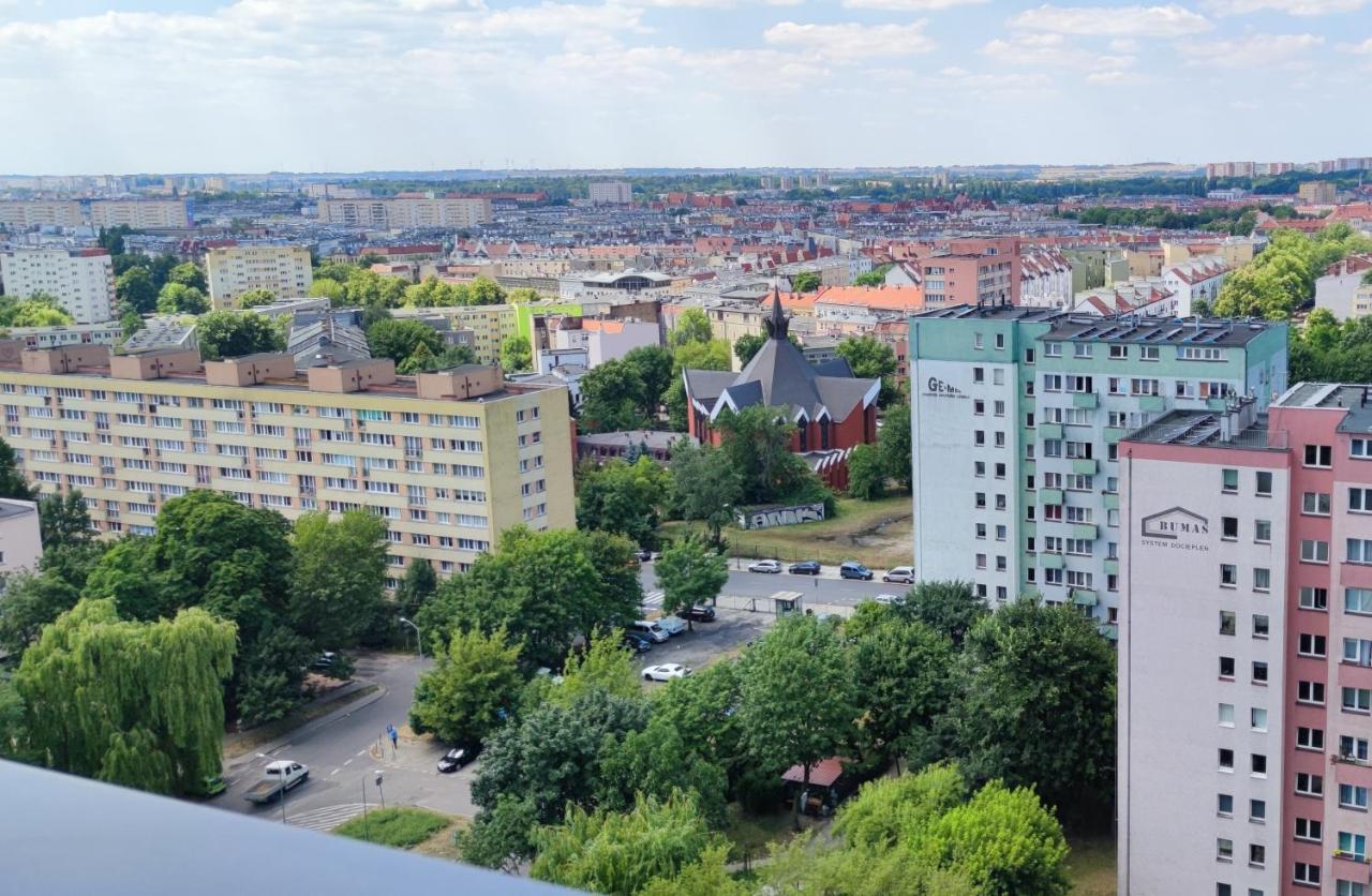 Aleda Tower, 14 Floor, Balkon Apartment Szczecin