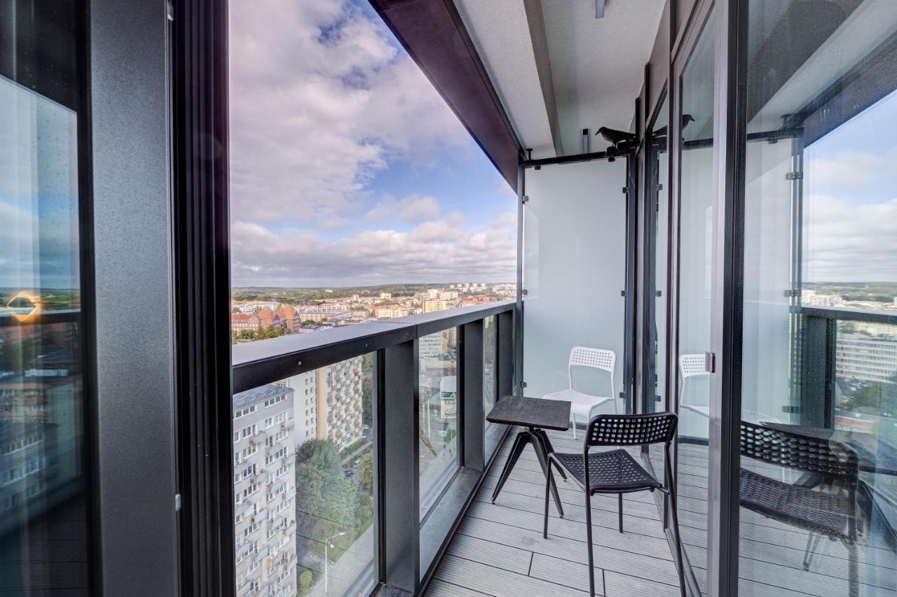 Aleda Tower, 14 Floor, Balkon Apartment Szczecin